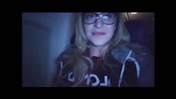 Ginger Banks boobs pussy flashing plane - OnlyFans free porn