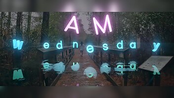 Amwednessday Exploring a public park completely naked & rolling around in puddles