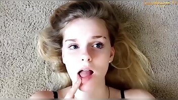 Beautiful girl roleplays having sex
