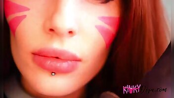 mykinkydope dva overwatch cosplay hand-job footjob joi video