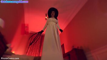 ManyVids Octokuro Lady Dimitrescu enjoys hot fuck