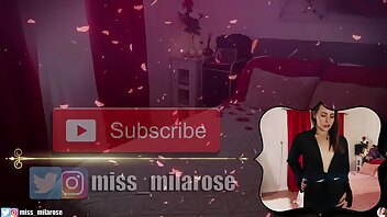 Mila Rose | Jerk off instruction | Cum Eating Instruction