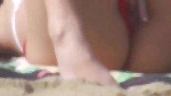 Emanuelly Raquel Masturbating public beach - OnlyFans free porn