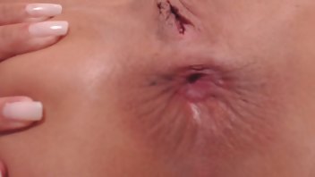 NicoleBelle - anal wink & fingering | Close up pussy & asshole