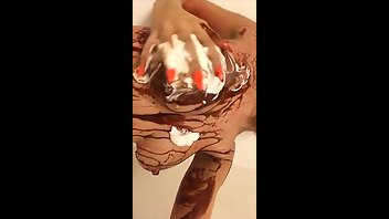 Rainey James shower chocolate dirty girl show snapchat free