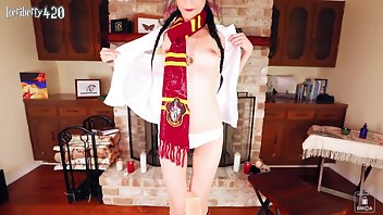 Keri Berry The Dark Wizard & Cursed Cum: Hairy Pussy Dildo Riding Vid