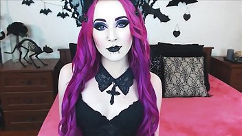 Xandria Goddess black lips and smoking tease 2018_03_14 | ManyVids Free Porn Videos
