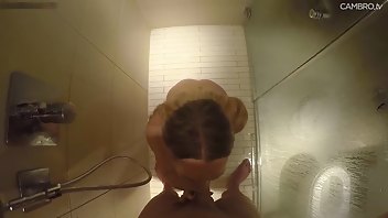 Boob_Jiggler Boy Girl Shower Blowjob Facial Premium Video Sarah_Louise_