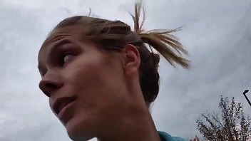 Candie Cane gas station desperate pee stop | ManyVids Free Porn Videos