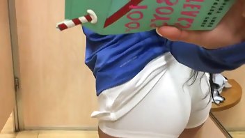 Emanuelly Raquel Masturbating store dressing cabin - OnlyFans free porn
