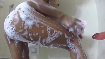 AlohaLisa shower wet pussy dildo fuck & cum MFC Lisathai nude porn vid