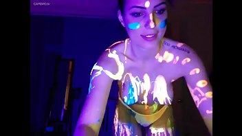 CrazyM_ MissKreazy panty, knee socks & paint - MFC CrazySySy