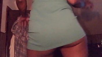 Dream Genie upskirt teasing and solo play with monster dildo - OnlyFans free porn