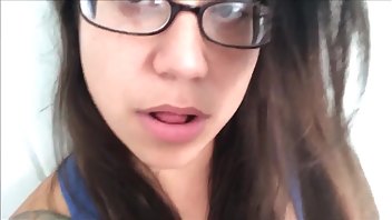 Ellie Boulder ASMR Cum glasses please | ManyVids Free Porn Videos