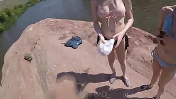 Harper Madi public flashing three girl kayak trip 2017_10_17 - OnlyFans free porn