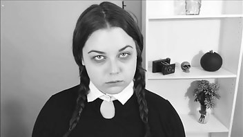 Honey BunTV Teen Wednesday Addams Needs Her Toy | ManyVids Free Porn Videos