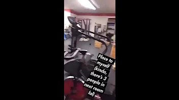 Dakota James gym public toilet dildo masturbation snapchat free