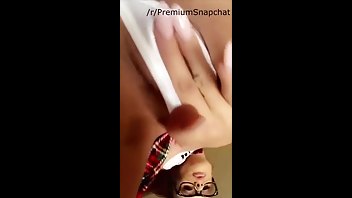 Allison Parker miniskirt dildo show creamy pussy snapchat free