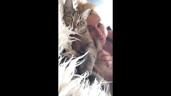 Katrin Tequila squeezes a cat premium free cam snapchat & manyvids porn videos