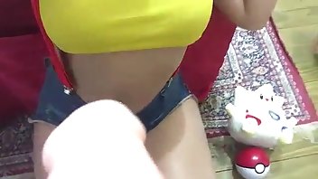 Emanuelly Raquel cosplay misty pokemon sucking | ManyVids Free Porn Videos