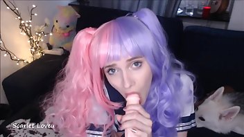 scarletloveu Miku get her first facial POV ManyVids Free Porn Videos