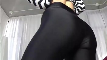 goddessclaudia wet look leggings twerk xxx porno video