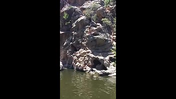 Davina Davis jumps off a cliff premium free cam snapchat & manyvids porn videos