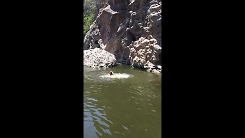 Davina Davis jumps off a cliff premium free cam snapchat & manyvids porn videos