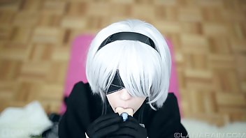 Lana Rain 2b of nier automata pov face fucked xxx premium porn videos