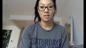 Asa Akira undressing pussy fingering for fans - OnlyFans free porn