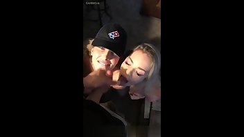 Morgan Lux Austin Reign threesome sex w/ pizza guy - snapchat premium