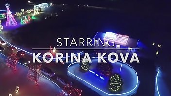 Korina Kova Xmas man doll toy dildo fuck riding porn vids