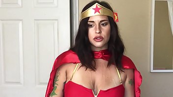 SunnyZass wonder woman vs tentacle monster xxx premium porn videos