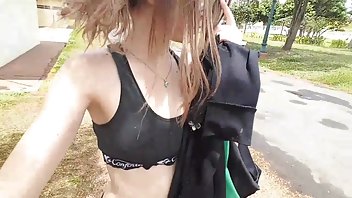 Andreza_-Sweet teen masturbation in park xxx premium porn videos