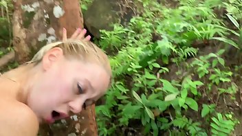 ibarbie forest nyphm hot blonde teen bent over in the standing fuck behind face free porn videos