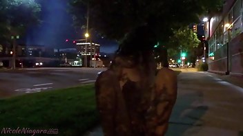 nicoleniagara fucking my pussy outside on the sidewalk – teens, outdoors | ManyVids porn videos