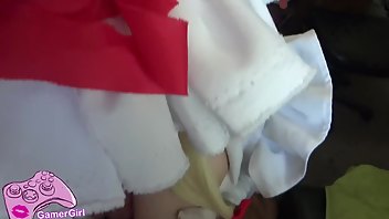 gamergirl french maid sensual blowjob deepthroat facefuck babe free porn videos