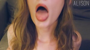 Alisonxo messy blow job glasses facial cumshot ManyVids Free Porn Videos