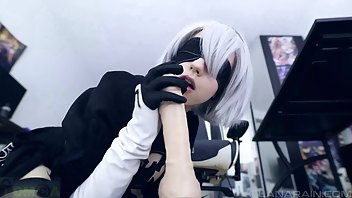 Lana Rain nier automata 2b pov footjob xxx premium porn videos