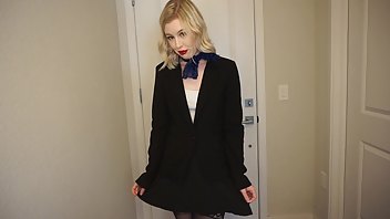 Mystie Mae lonely flight attendant fucks bbc xxx premium porn videos