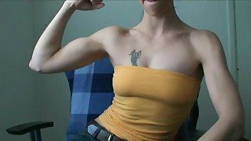 erotic eva muscle worship flexing biceps shoulders control throat fetish xxx free manyvids porn video